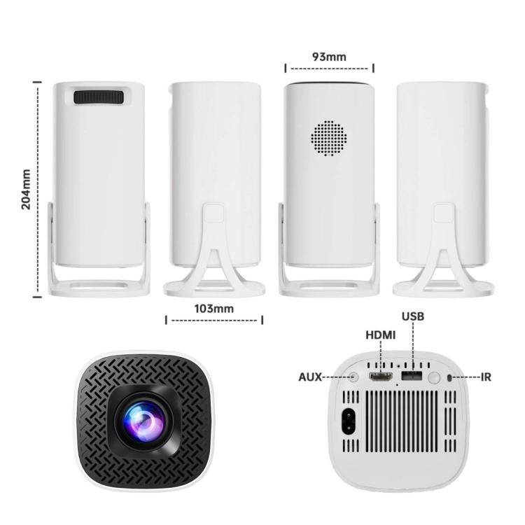 Proiettore intelligente S40 per casa, camera da letto, soggiorno, proiettore portatile HD, US Plug, UK Plug, EU Plug, AU Plug