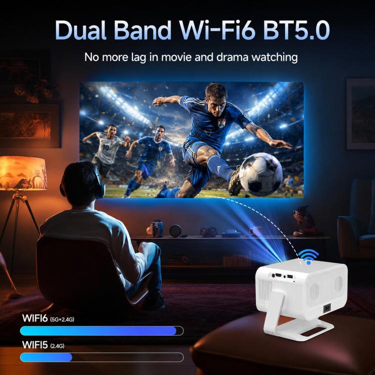 Proiettore domestico intelligente HD C660 con autofocus e Android, risoluzione 4K., US Plug, UK Plug, AU Plug, EU Plug