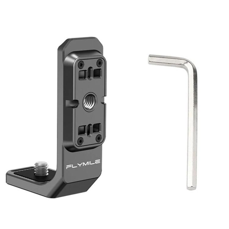 Adattatore per riprese orizzontali e verticali a sgancio rapido Flymile L-Plate per Insta360 X6.