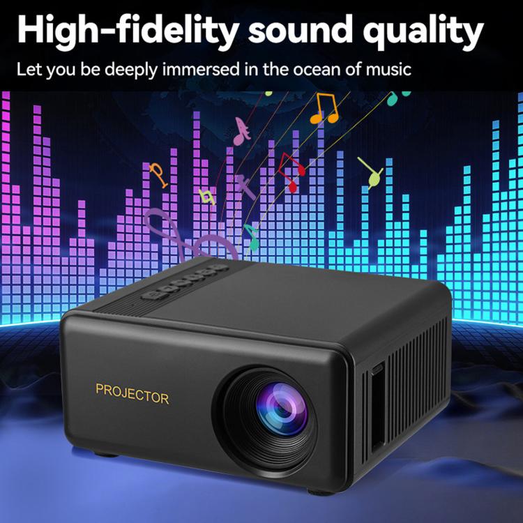 M4 Rotatable HD Mini Projector 1080P Portable Smart Projector, US Plug, UK Plug, AU Plug, EU Plug
