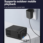 M4 Rotatable HD Mini Projector 1080P Portable Smart Projector, US Plug, UK Plug, AU Plug, EU Plug