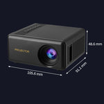 M4 Rotatable HD Mini Projector 1080P Portable Smart Projector, US Plug, UK Plug, AU Plug, EU Plug