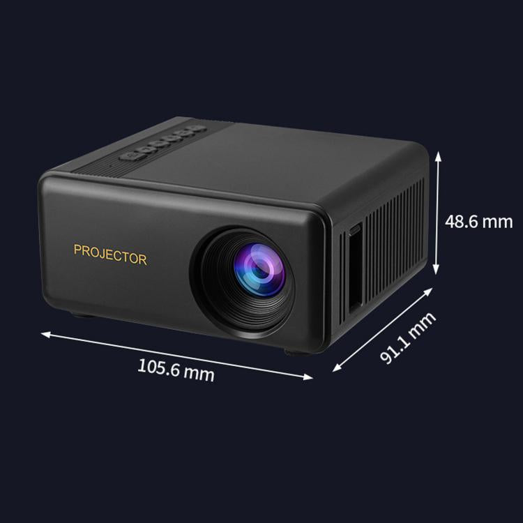 M4 Rotatable HD Mini Projector 1080P Portable Smart Projector, US Plug, UK Plug, AU Plug, EU Plug
