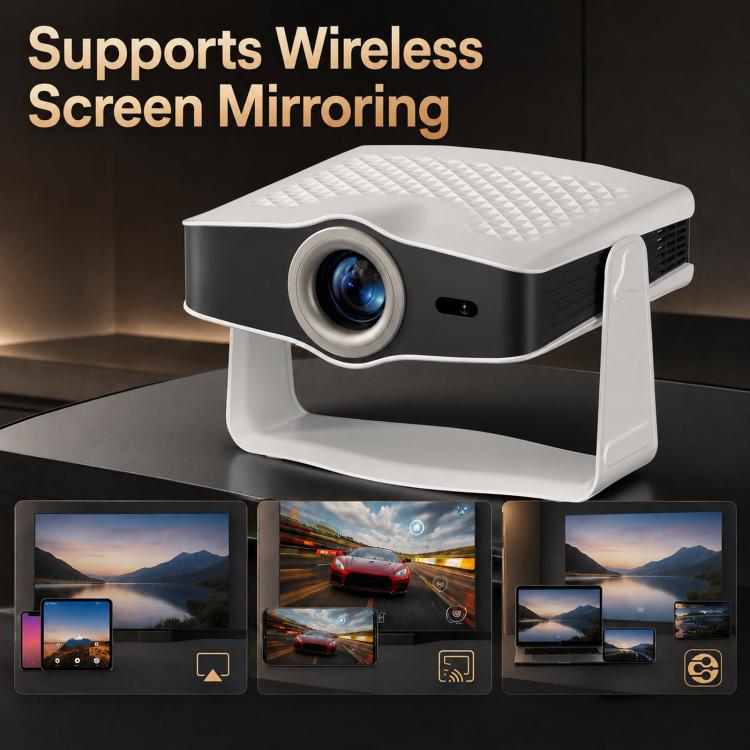YM05 1080P Home Auto Focus Projector HD 4K Supported Projector, US Plug, EU Plug, UK Plug, AU Plug