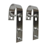 2 PCS/Pack Stainless Steel Solar Panel Bracket Household Photovoltaic Panel Balcony Hook, 15.2cm