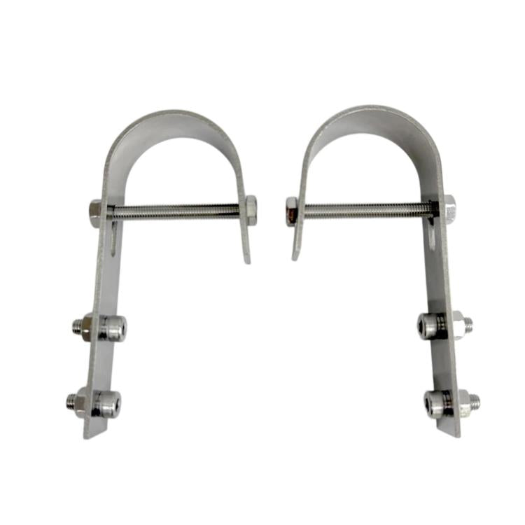 2 PCS/Pack Stainless Steel Solar Panel Bracket Household Photovoltaic Panel Balcony Hook, 15.2cm
