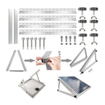 Aluminum Alloy Adjustable Triangle Solar PV Bracket, 22 inch, 28 inch, 45 inch