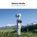 Impugnatura con batteria originale da 1000 mAh per Insta360 Luna Pro / Ultra con treppiede