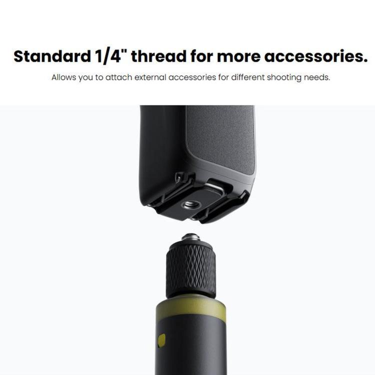 Impugnatura con batteria originale da 1000 mAh per Insta360 Luna Pro / Ultra con treppiede