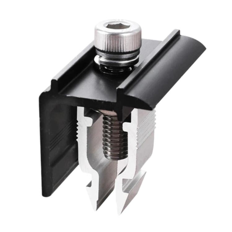 Morsetto centrale in lega di alluminio per pannello solare, morsetto terminale per pannello fotovoltaico, Mid Clamp