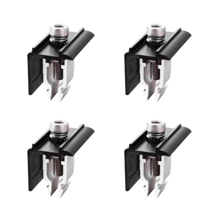 Morsetto centrale in lega di alluminio per pannello solare, morsetto terminale per pannello fotovoltaico, Mid Clamp