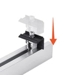 Morsetto centrale in lega di alluminio per pannello solare, morsetto terminale per pannello fotovoltaico, Mid Clamp