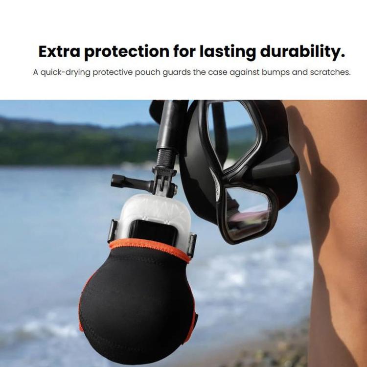 Per Insta360 X6 Custodia subacquea professionale completamente invisibile, impermeabile fino a 60 metri, 60m Diving Housing