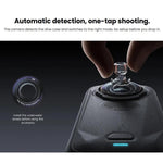 Per Insta360 X6 Custodia subacquea professionale completamente invisibile, impermeabile fino a 60 metri, 60m Diving Housing
