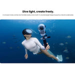 Per Insta360 X6 Custodia subacquea professionale completamente invisibile, impermeabile fino a 60 metri, 60m Diving Housing