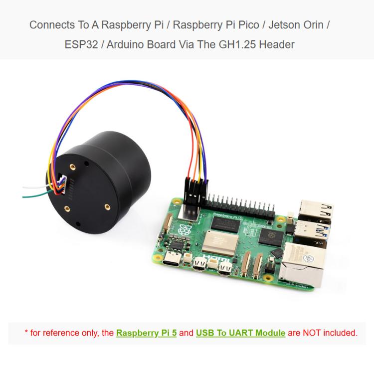 Waveshare Q43 NEO-F9P-15B Multi-Constellation Multi-Band GNSS RTK Centimeter-Level Positioning Module, 35110