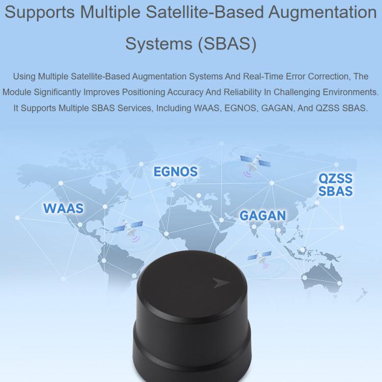 Waveshare Q43 NEO-F9P-15B Multi-Constellation Multi-Band GNSS RTK Centimeter-Level Positioning Module, 35110
