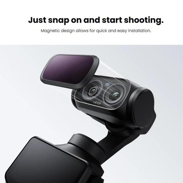3 filtri originali ND4+ND16+ND64 per Insta360 Luna Ultra, ND4+ND16+ND64 Filters