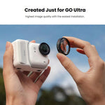 Kit di 4 obiettivi micro originali per Insta360 GO Ultra, 5 cm + 11,6 cm + 21,5 cm + 38 cm, Micro Lens Kit