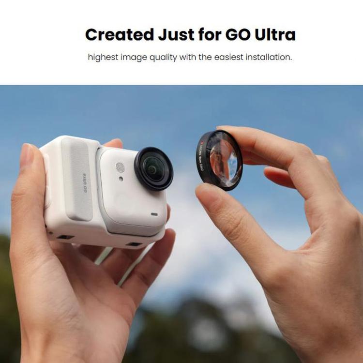 Kit di 4 obiettivi micro originali per Insta360 GO Ultra, 5 cm + 11,6 cm + 21,5 cm + 38 cm, Micro Lens Kit