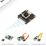 Waveshare IMX708 12MP Autofocus Camera 79.8-degree FOV Compatible with Raspberry Pi Series Boards, 35272