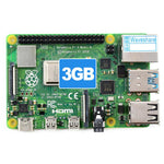Waveshare Raspberry Pi 4 Model B 3GB RAM BCM2711B0 64-Bit Quad-Core Processor