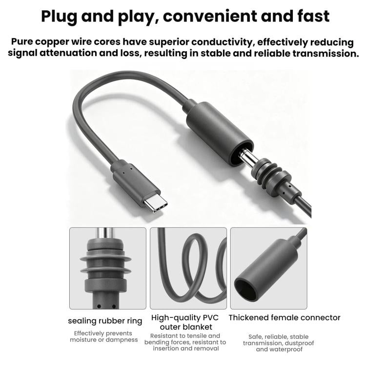 Mini Outdoor Waterproof Extension Power Cord