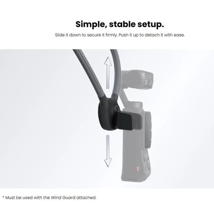Supporto da collo originale per Insta360 Luna Ultra / Pro, Neck Mount