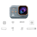 SC002 Pro 5K 2-inch Screen Action Camera IP68 Waterproof Camera, Standard Edition, Standard Edition + 32GB, Cycling Combo + 32GB, Vlog Combo + 32GB, Fishing Combo + 32GB, Ultimate Combo + 32GB