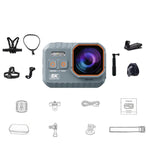 SC002 Pro 5K 2-inch Screen Action Camera IP68 Waterproof Camera, Standard Edition, Standard Edition + 32GB, Cycling Combo + 32GB, Vlog Combo + 32GB, Fishing Combo + 32GB, Ultimate Combo + 32GB