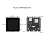 Waveshare ESP32-C6 2.73inch LCD Display Development Board RISC-V 32-Bit Processor, 320 × 320 Resolution, 35302