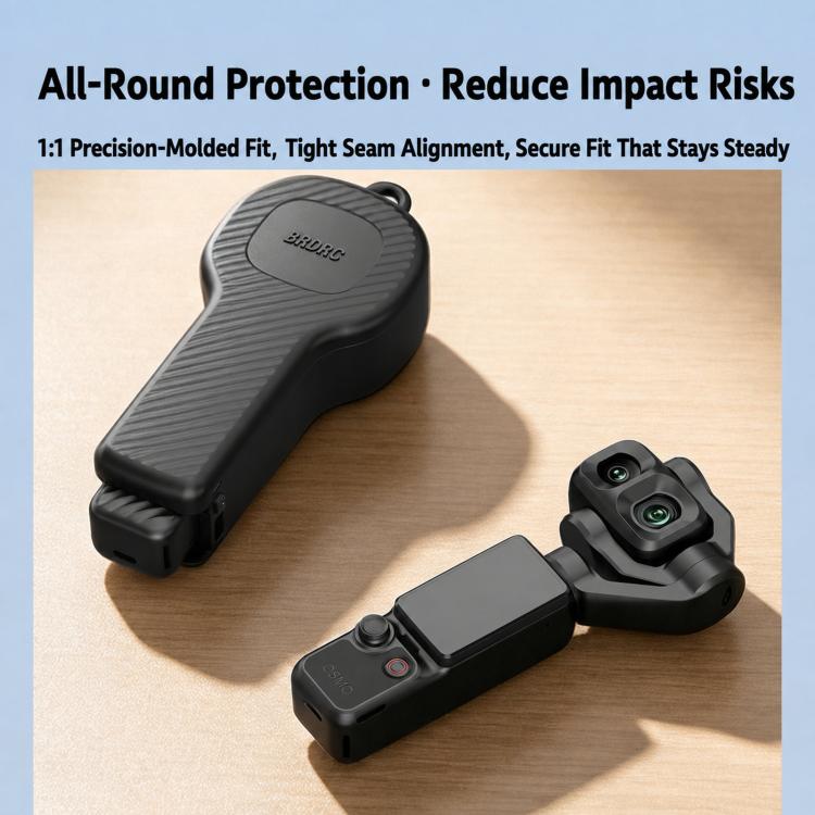Custodia protettiva antiurto per obiettivo e schermo BRDRC per DJI Osmo Pocket 4P.