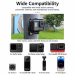 Supporto magnetico da collo CQT per action camera, a mani libere, POV, con sgancio rapido e cordino., Single Bracket, With Adapter Set
