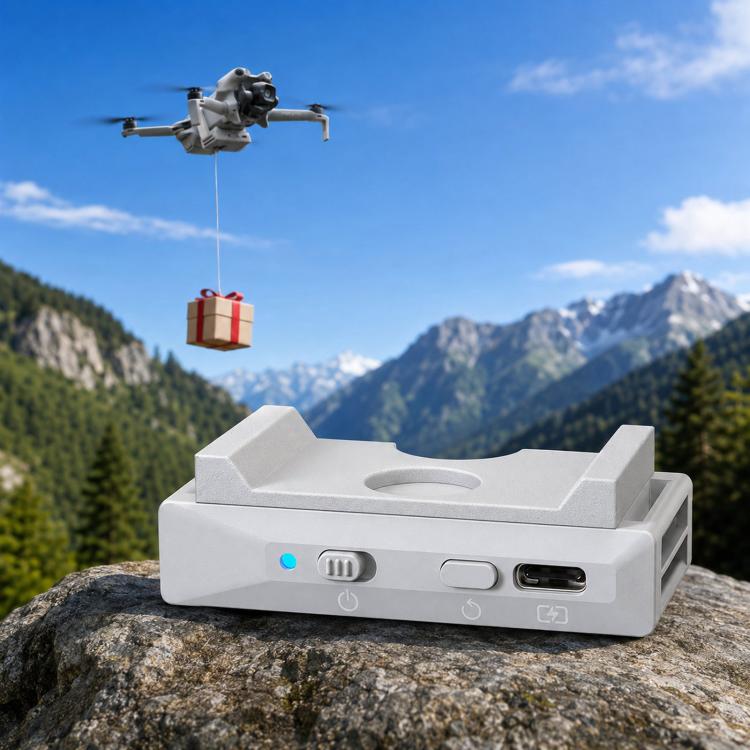 Sistema di rilascio del carico utile per droni LKTOP PT-1 con sensore di luce e airdrop per DJI Mini 5 Pro / Serie Air 3 / Serie Mavic