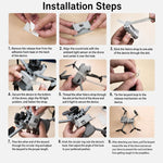 Sistema di rilascio del carico utile per droni LKTOP PT-1 con sensore di luce e airdrop per DJI Mini 5 Pro / Serie Air 3 / Serie Mavic