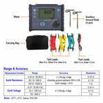 LCD Screen Digital Earth Resistance Tester, Earth Resistance Tester