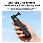 LKTOP Action Camera Treppiede Selfie Stick estensibile da 17,5 a 50 cm con impugnatura ergonomica e doppio adattatore 2 in 1.