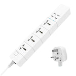 For Tuya Smart Power Strip, Wireless Control Switch Mobile Remote Timing Voice Home Individual Controlled Outlets, EU Plug, EU Plug Universal Socket, UK Plug Universal Socket, US Plug Universal Socket, AU Plug Universal Socket