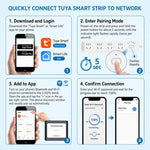 For Tuya Smart Power Strip, Wireless Control Switch Mobile Remote Timing Voice Home Individual Controlled Outlets, EU Plug, EU Plug Universal Socket, UK Plug Universal Socket, US Plug Universal Socket, AU Plug Universal Socket