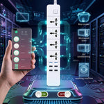 For Tuya Smart Power Strip, Wireless Control Switch Mobile Remote Timing Voice Home Individual Controlled Outlets, EU Plug, EU Plug Universal Socket, UK Plug Universal Socket, US Plug Universal Socket, AU Plug Universal Socket