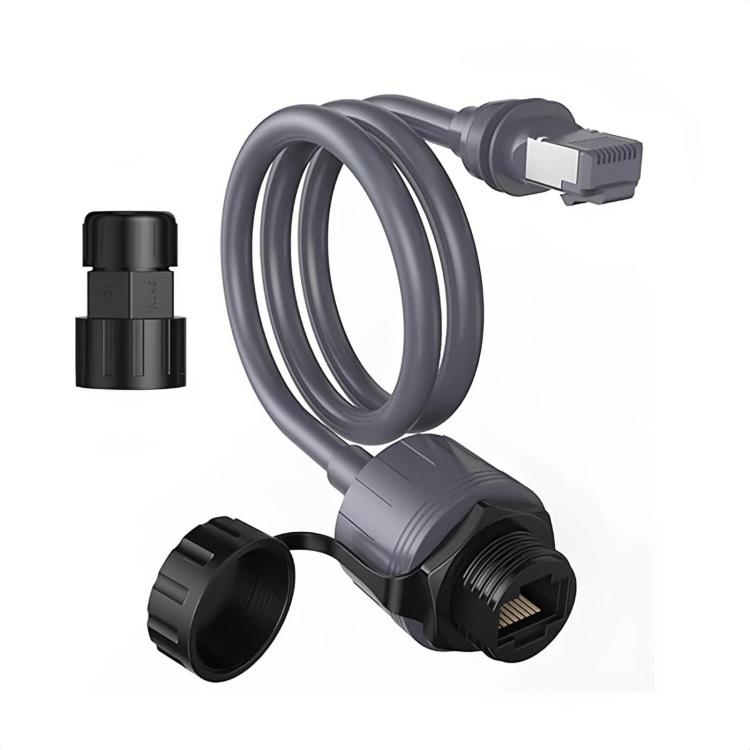 Ethernet RJ45 Communication Waterproof Cable Network Cable Gigabit Connector