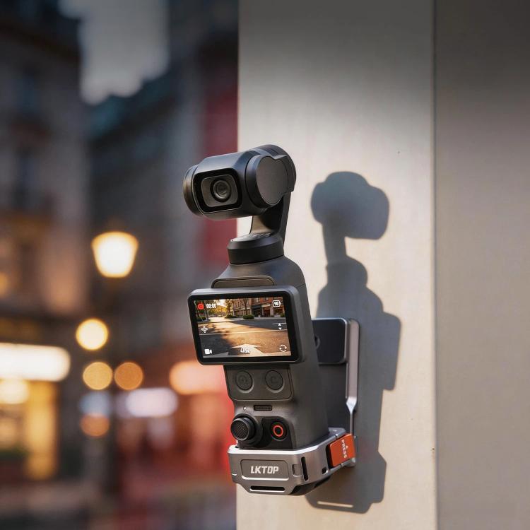 Per DJI Osmo Pocket 4 / 3 LKTOP Supporto di espansione magnetico Gabbia in alluminio a sgancio rapido con slitta a caldo e Arca Swiss, AC-013