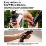 Per DJI Osmo Pocket 4 / 3 LKTOP Supporto di espansione magnetico Gabbia in alluminio a sgancio rapido con slitta a caldo e Arca Swiss, AC-013