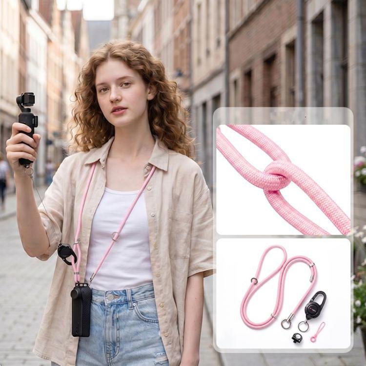 Tracolla retrattile aMagisn per fotocamera, ideale per DJI Osmo Pocket 4/3 e Insta360 Luna Ultra.