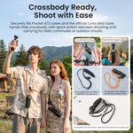 Tracolla retrattile aMagisn per fotocamera, ideale per DJI Osmo Pocket 4/3 e Insta360 Luna Ultra.