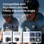 Supporto magnetico a clip aMagisn per cappelli, girevole a 360°, per visiera di cappello, tracolla di zaino, supporto POV per vlog., For Insta360 GO Ultra, For DJI Osmo Nano