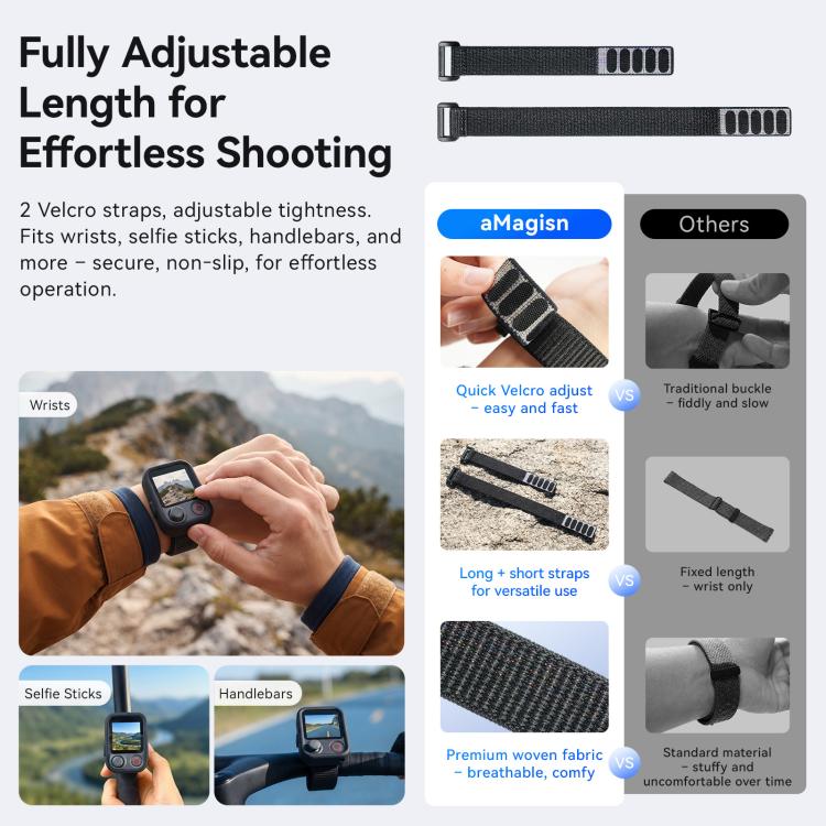 Custodia in silicone per DJI Osmo FrameTap aMaginsn, telecomando, monitor, cinturino regolabile, copertura, aMagisn