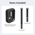 Custodia in silicone per DJI Osmo FrameTap aMaginsn, telecomando, monitor, cinturino regolabile, copertura, aMagisn