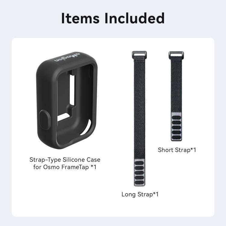 Custodia in silicone per DJI Osmo FrameTap aMaginsn, telecomando, monitor, cinturino regolabile, copertura, aMagisn