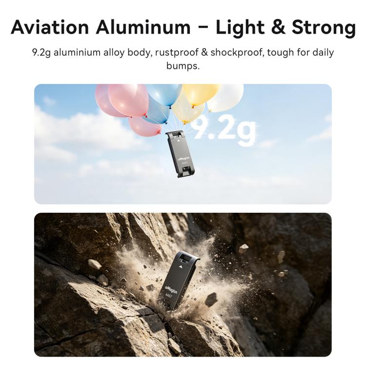 Per DJI Osmo Action 6 aMaginsn Vertical Shoot Coperchio batteria magnetico a sgancio rapido Sportello batteria in metallo